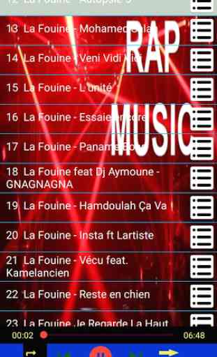 La Fouine canciones sin internet. 4