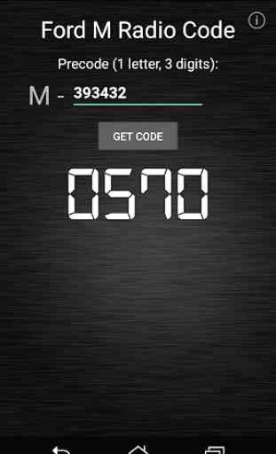M-series Radio Code FREE 1