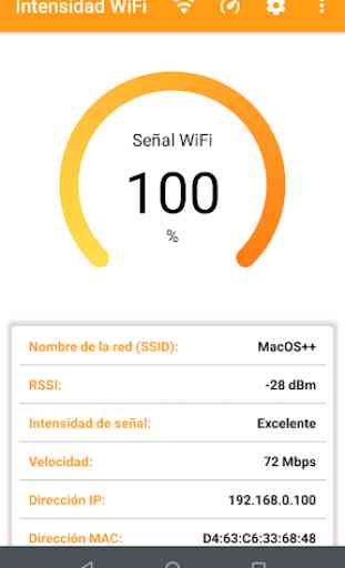 Medidor de intensidad de señal WiFi 1