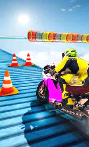 Mega rampa Imposibles pistas Stunt Bike Rider Game 1