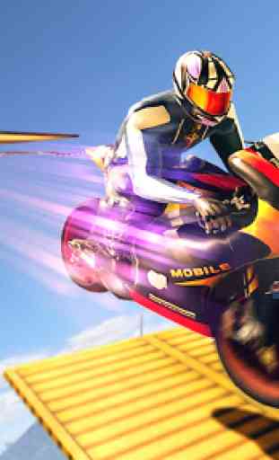 Mega rampa Imposibles pistas Stunt Bike Rider Game 3