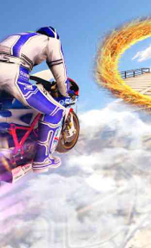 Mega rampa Imposibles pistas Stunt Bike Rider Game 4
