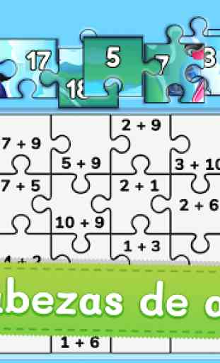 Mi juego de matemática con rompecabezas para niños 2