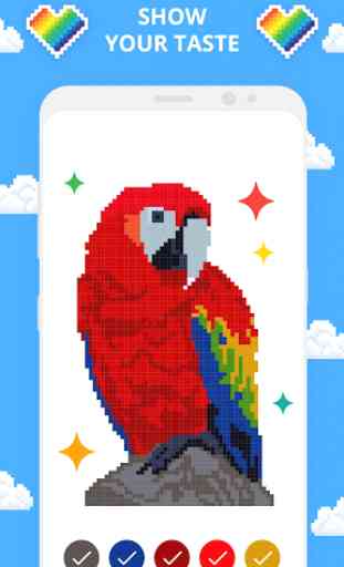 Pixel Art: Juegos de Colorear por Números 3