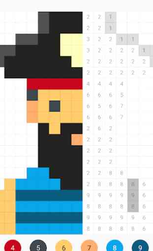 Pixel Art - Pintar con Numeros & Colorear 4