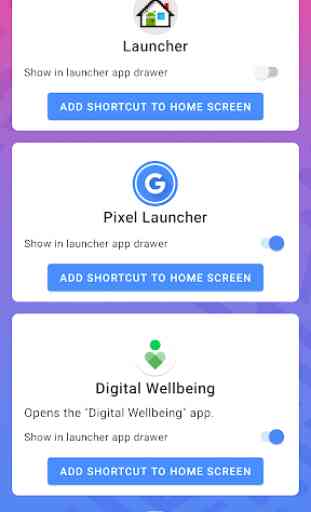 Pixel Shortcuts: Launcher/Digital Wellbeing helper 1