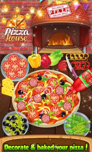Pizza Chef - lindo juego para crear pizzas 4