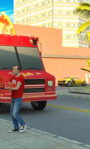 Pizza Entrega camioneta Simulador de manejo 4