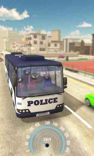 Prisión Palo hombre Transporte Policía camioneta 1