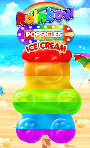 Rainbow Ice Cream - Paletas de helado de arco iris 2