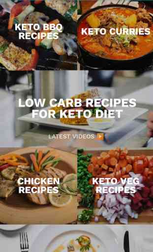Recetas Keto: Lite y fácil aplicación de dieta Ket 4