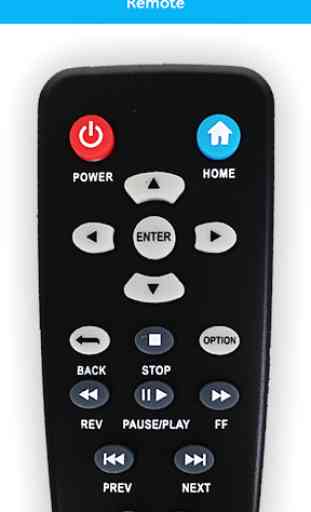 Remote Control For WD Live TV Setupbox 1
