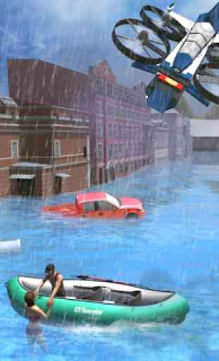Rescue Drone Taxi Simulator : Taxi Games 3
