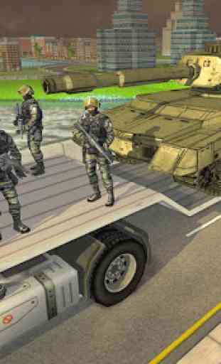 Simulador de camión transportador del ejército de 1