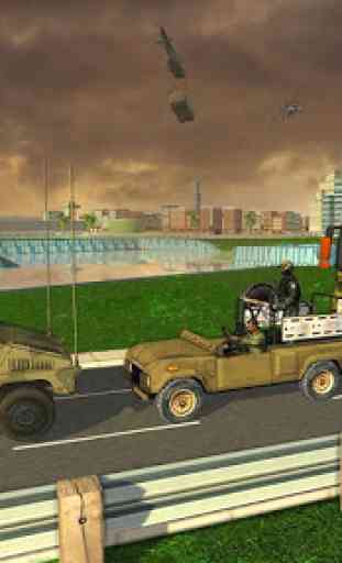 Simulador de camión transportador del ejército de 2