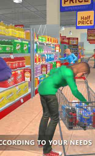 Supermercado virtual Grocery Cashier Family Game 1