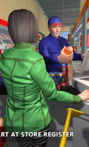 Supermercado virtual Grocery Cashier Family Game 3