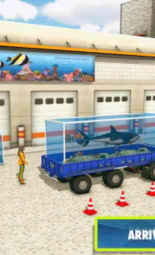 Transporte de animales marinos camión simulador 1