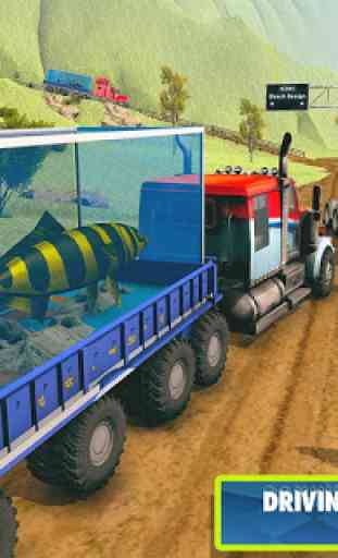 Transporte de animales marinos camión simulador 4