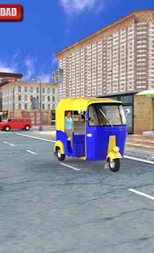 Tuk Tuk City Driving Simulador 3D 3