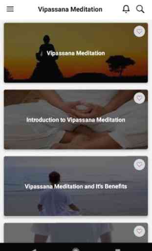 Vipassana Meditation, Techniques 1