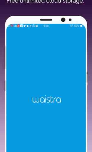 Waistra - unlimited cloud storage FREE. cloud app 4
