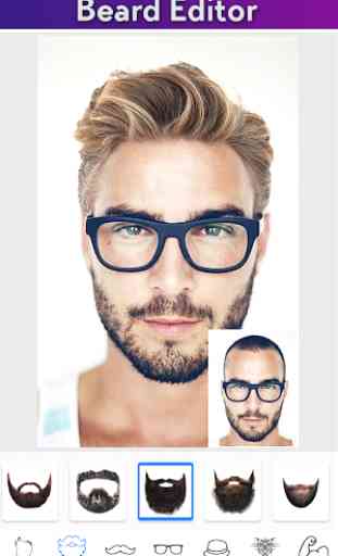 A1 Beard photo editor - men's hairstyle editor 2