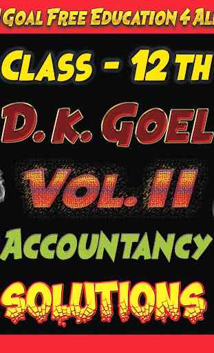 Account Class-12 Solutions (D K Goel) Vol-2 1