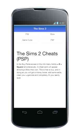 All Sims Cheats 2