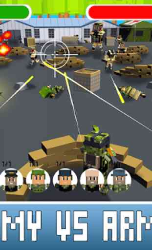 Blocky Shooter: Frontline Wars 2
