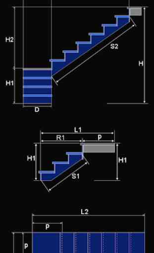 Calculadora escalera clásica 3
