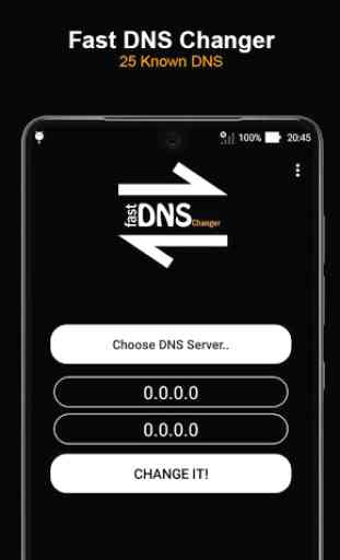Cambiador de DNS rápido (sin raíz) 1