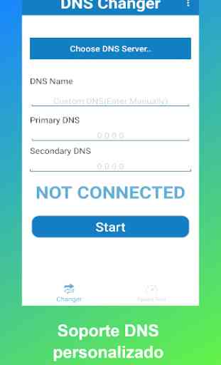 Cambiador de DNS (sin raíz 3G / 4G / WIFI) 3