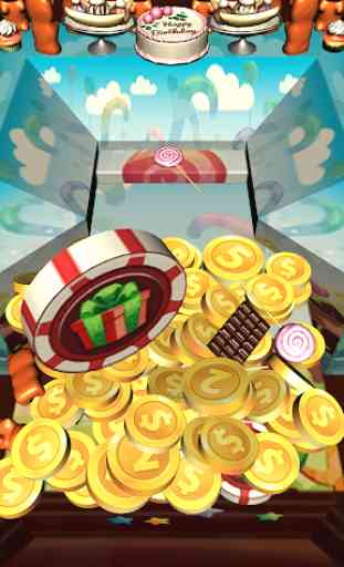 Candy Coins Dozer: Pusher Game 4
