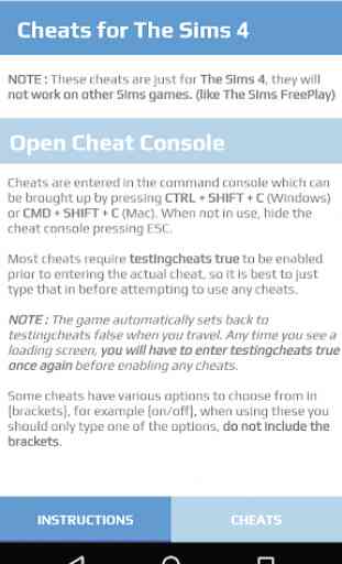 Cheats for The Sims 4 1