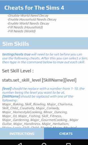 Cheats for The Sims 4 4