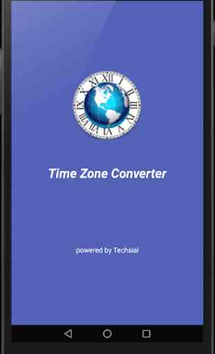 Conversor de zona horaria - Reloj mundial 1
