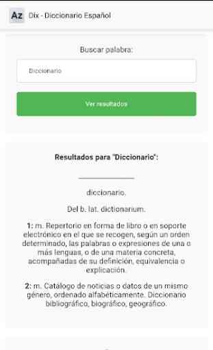 Dix - Diccionario Español 2