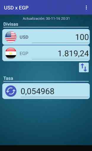 Dólar USA x Libra egipcia 1