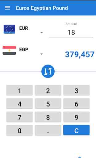 Euro a Libra Egipcia / EUR a EGP 1
