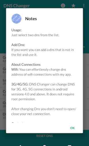 Free DNS Changer (No Root 3G/WiFi) 2