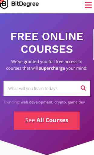 Free Online Courses | BitDegree 3