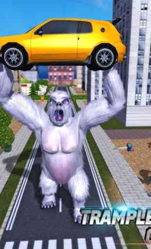 gorila rampage ataque de la ciudad de kong enojado 2