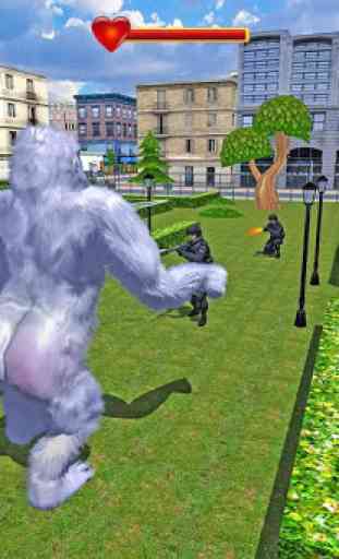 gorila rampage ataque de la ciudad de kong enojado 4
