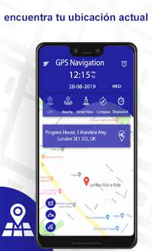GPS Map Navigation Aplicación de buscador tráfico 2