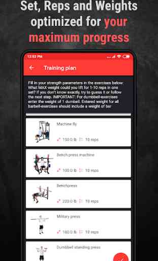Gym Workout Plan for Weight Training 2