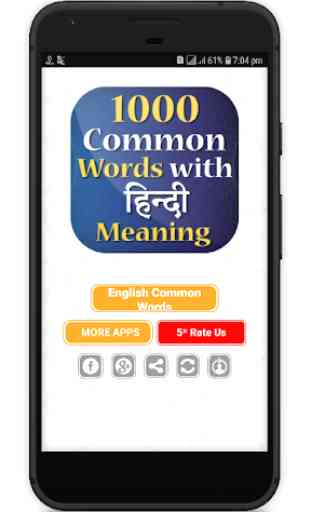 Hindi to English Words Meaning - Common Words 4