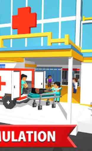 hospital arte: edificio doctor simulador juegos 3D 2