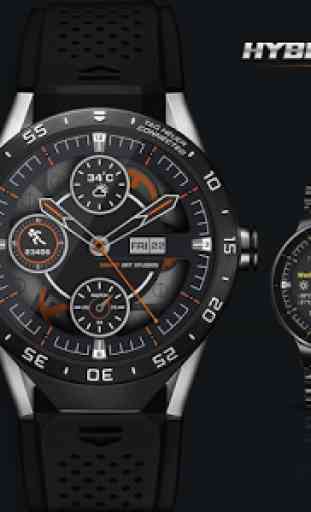 Hybrid 3D Watch Face and Clock Live Wallpaper 1