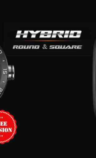 Hybrid 3D Watch Face and Clock Live Wallpaper 2